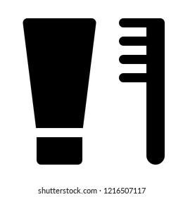 Toothbrush and toothpaste