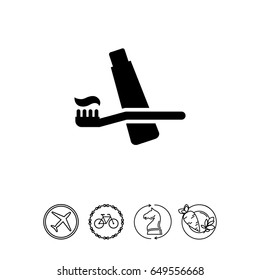 Toothbrush and toothpaste