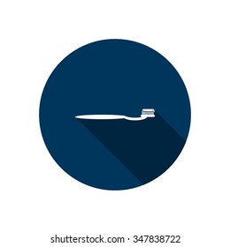 Toothbrush and Toothpaste. icon