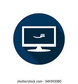 Toothbrush and Toothpaste icon