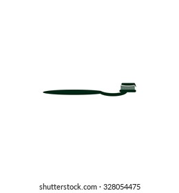 Toothbrush and Toothpaste. icon. vector design
