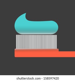 Toothbrush - vector