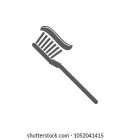 Toothbrush vector icon 