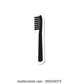Toothbrush   - vector icon