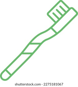 Toothbrush vector icon. Can be used for printing, mobile and web applications.