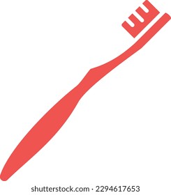 Toothbrush vector icon. Can be used for printing, mobile and web applications.