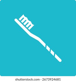 Icono de Vector de cepillo de dientes. Se puede utilizar para aplicaciones de impresión, móviles y de Web.