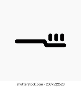 toothbrush vector icon, dental, toothpaste symbol. Modern,simple flat vector illustration for web site or mobile app