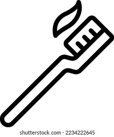 Ilustración de diseño de iconos de vectores de dientes