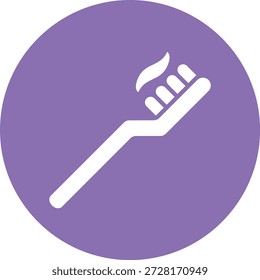 Toothbrush Vector Icon Design Illustration