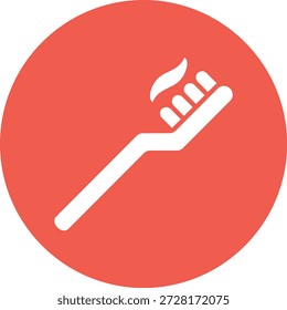 Ilustração do design do ícone do vetor da escova de dentes