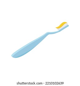 Toothbrush Vector Icon. Oral Care, Mouth Hygiene Symbol. Fresh Breath Sign.Vector Illustration For Design And Print