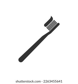 Toothbrush vector icon sign symbol