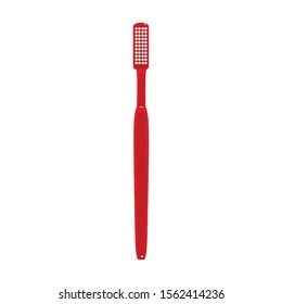 Toothbrush vector icon.Cartoon vector icon isolated on white background toothbrush .