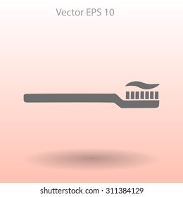 Toothbrush vector illustration