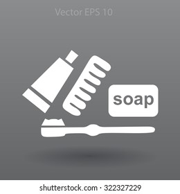Toothbrush vector illustration