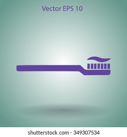 Toothbrush vector illustration