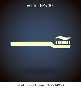 Toothbrush vector illustration