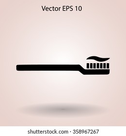 Toothbrush vector illustration