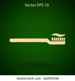 Toothbrush vector illustration