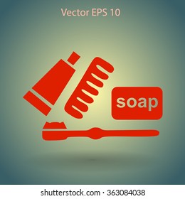 Toothbrush vector illustration