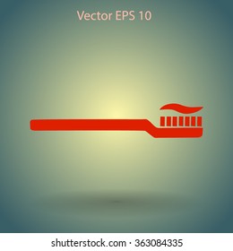 Toothbrush vector illustration