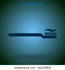 Toothbrush vector illustration
