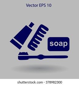 Toothbrush vector illustration