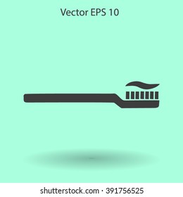 Toothbrush vector illustration