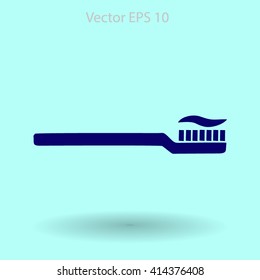 Toothbrush vector illustration