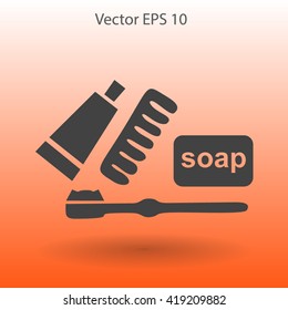 Toothbrush vector illustration