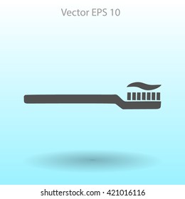 Toothbrush vector illustration