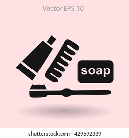 Toothbrush vector illustration