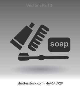 Toothbrush vector illustration