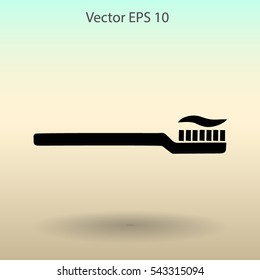 Toothbrush vector illustration