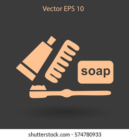 Toothbrush vector illustration