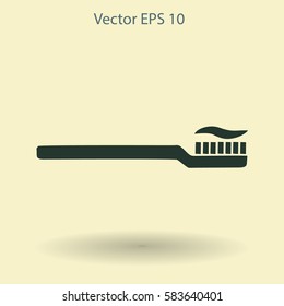 Toothbrush vector illustration