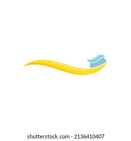 toothbrush vector illustration concept design template web