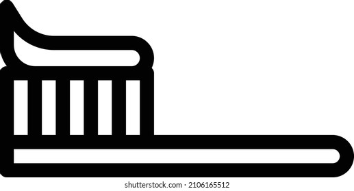 toothbrush Vector illustration on a transparent background.Premium quality symmbols.Stroke vector icon for concept and graphic design. 