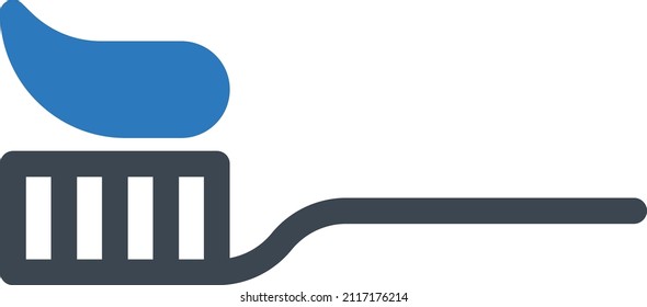 Toothbrush Vector illustration on a transparent background.Premium quality symmbols.Glyphs vector icon for concept and graphic design.