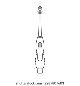 Icono contorno vectorial cepillo