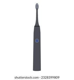 Icono de contorno vectorial de cepillo de dientes. Pincel eléctrico de ilustración vectorial sobre fondo blanco. Icono de ilustración de contorno aislado de cepillo de dientes eléctrico.cepillo de dientes eléctrico para la limpieza de dientes y la higiene ..