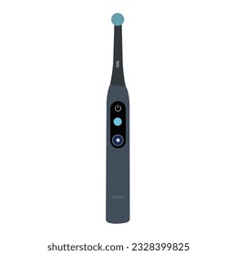 Toothbrush vector outline icon. Vector illustration electric brush on white background. Isolated outline illustration icon of electric toothbrush .electric toothbrush for cleaning teeth and hygiene ..