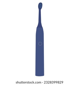 Icono de contorno vectorial de cepillo de dientes. Pincel eléctrico de ilustración vectorial sobre fondo blanco. Icono de ilustración de contorno aislado de cepillo de dientes eléctrico.cepillo de dientes eléctrico para la limpieza de dientes y la higiene ..