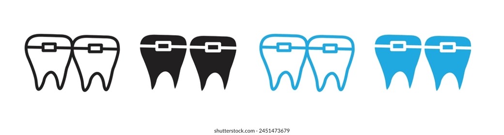 Toothcare Icon Showcasing the Benefits of Orthodontic Braces