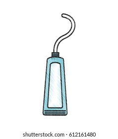 toothpaste cream isolated icon vector illustration design
