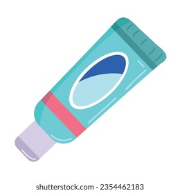 toothpaste dental hygiene icon isolated