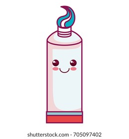toothpaste dental kawaii character