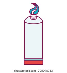 toothpaste dental product icon