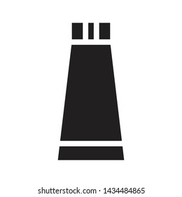 toothpaste glyph flat vector icon